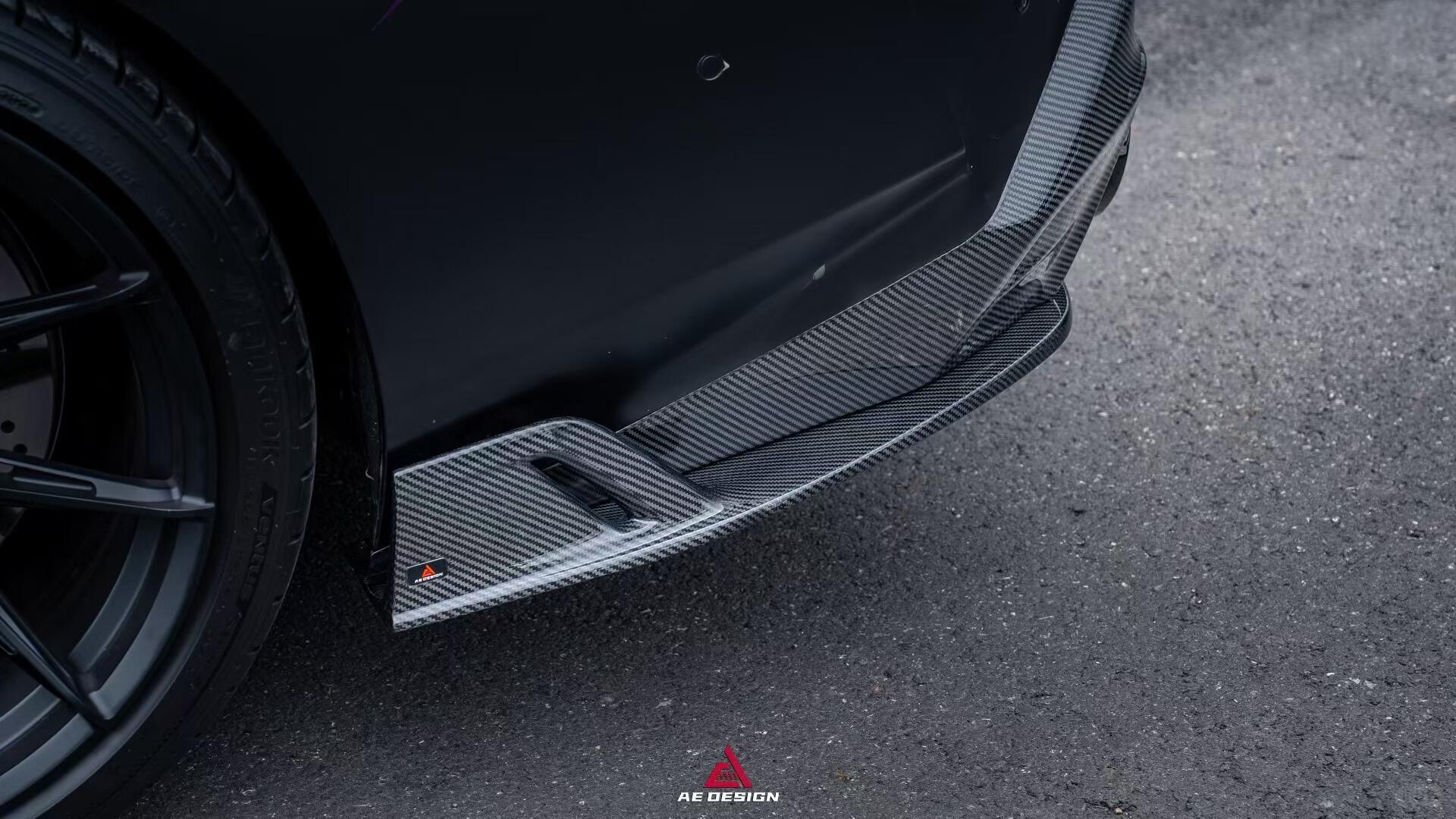 AE DESIGN - BMW M5 G90 DRY CARBON FIBER REAR DIFFUSER - Aero Carbon UK