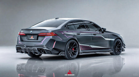 AE DESIGN - BMW M5 G90 DRY CARBON FIBER REAR DIFFUSER - Aero Carbon UK
