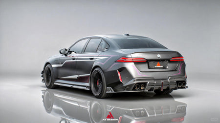 AE DESIGN - BMW M5 G90 DRY CARBON FIBER REAR DIFFUSER - Aero Carbon UK