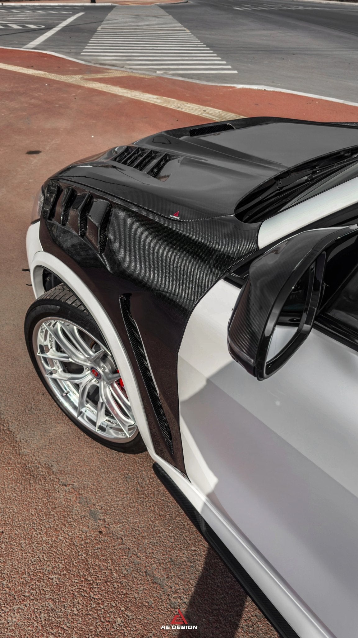 AE DESIGN - BMW X5 G05 / X5M F95 CARBON FIBRE SIDE FENDERS - Aero Carbon UK