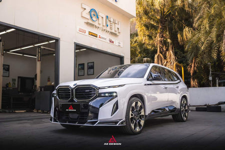 AE DESIGN - BMW XM G09 DRY CARBON FIBER FRONT LIP - Aero Carbon UK