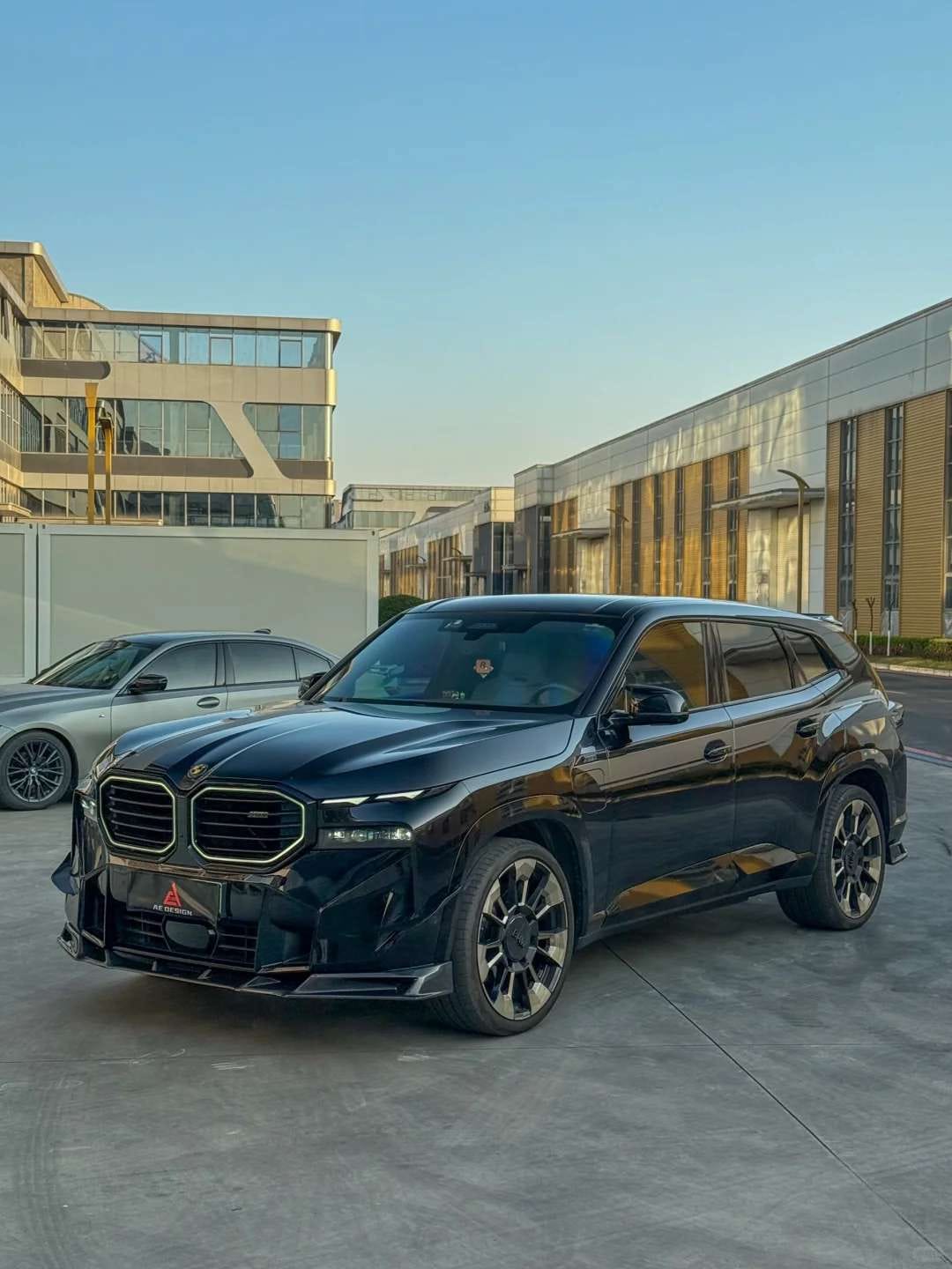 AE DESIGN - BMW XM G09 DRY CARBON FIBER FRONT LIP - Aero Carbon UK