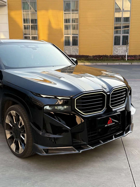 AE DESIGN - BMW XM G09 DRY CARBON FIBER FRONT LIP - Aero Carbon UK