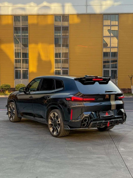 AE DESIGN - BMW XM G09 DRY CARBON FIBER LED REAR DIFFUSER - Aero Carbon UK