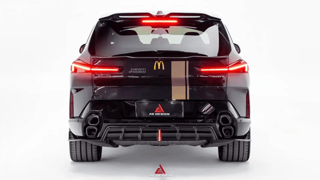 AE DESIGN - BMW XM G09 DRY CARBON FIBER REAR MID BOOT SPOILER - Aero Carbon UK