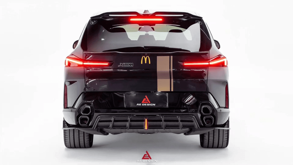 AE DESIGN - BMW XM G09 DRY CARBON FIBER REAR MID BOOT SPOILER - Aero Carbon UK