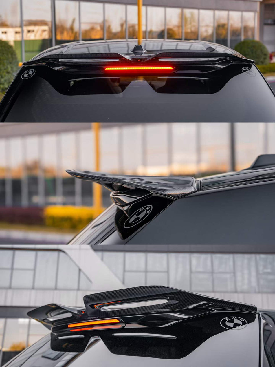 AE DESIGN - BMW XM G09 DRY CARBON FIBER REAR ROOF TOP SPOILER - Aero Carbon UK