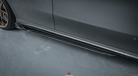 AE DESIGN - MERCEDES BENZ A CLASS W177 A35 / A45 DRY CARBON FIBER SIDE SKIRTS - Aero Carbon UK