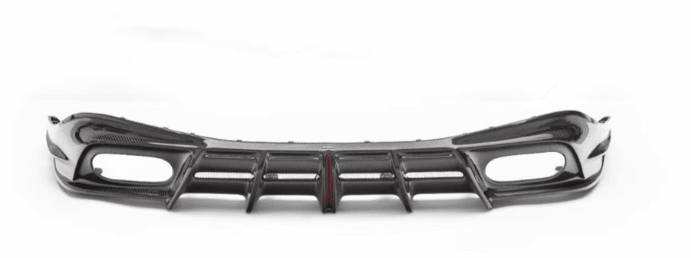 AE DESIGN - MERCEDES BENZ AMG CLE53 C236 A236 DRY CARBON FIBRE REAR DIFFUSER - Aero Carbon UK