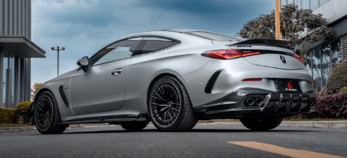 AE DESIGN - MERCEDES BENZ AMG CLE53 C236 A236 DRY CARBON FIBRE REAR DIFFUSER - Aero Carbon UK