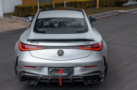 AE DESIGN - MERCEDES BENZ AMG CLE53 C236 A236 DRY CARBON FIBRE REAR SPOILER - Aero Carbon UK