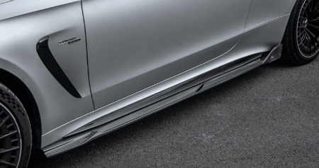 AE DESIGN - MERCEDES BENZ AMG CLE53 C236 A236 DRY CARBON FIBRE SIDE SKIRTS - Aero Carbon UK