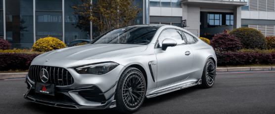 AE DESIGN - MERCEDES BENZ AMG CLE53 C236 A236 DRY CARBON FIBRE SIDE SKIRTS - Aero Carbon UK