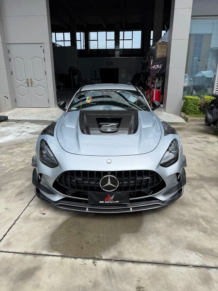 AE DESIGN - MERCEDES BENZ AMG GT63S C192 2025+ CARBON FIBRE FRONT CANARDS - Aero Carbon UK