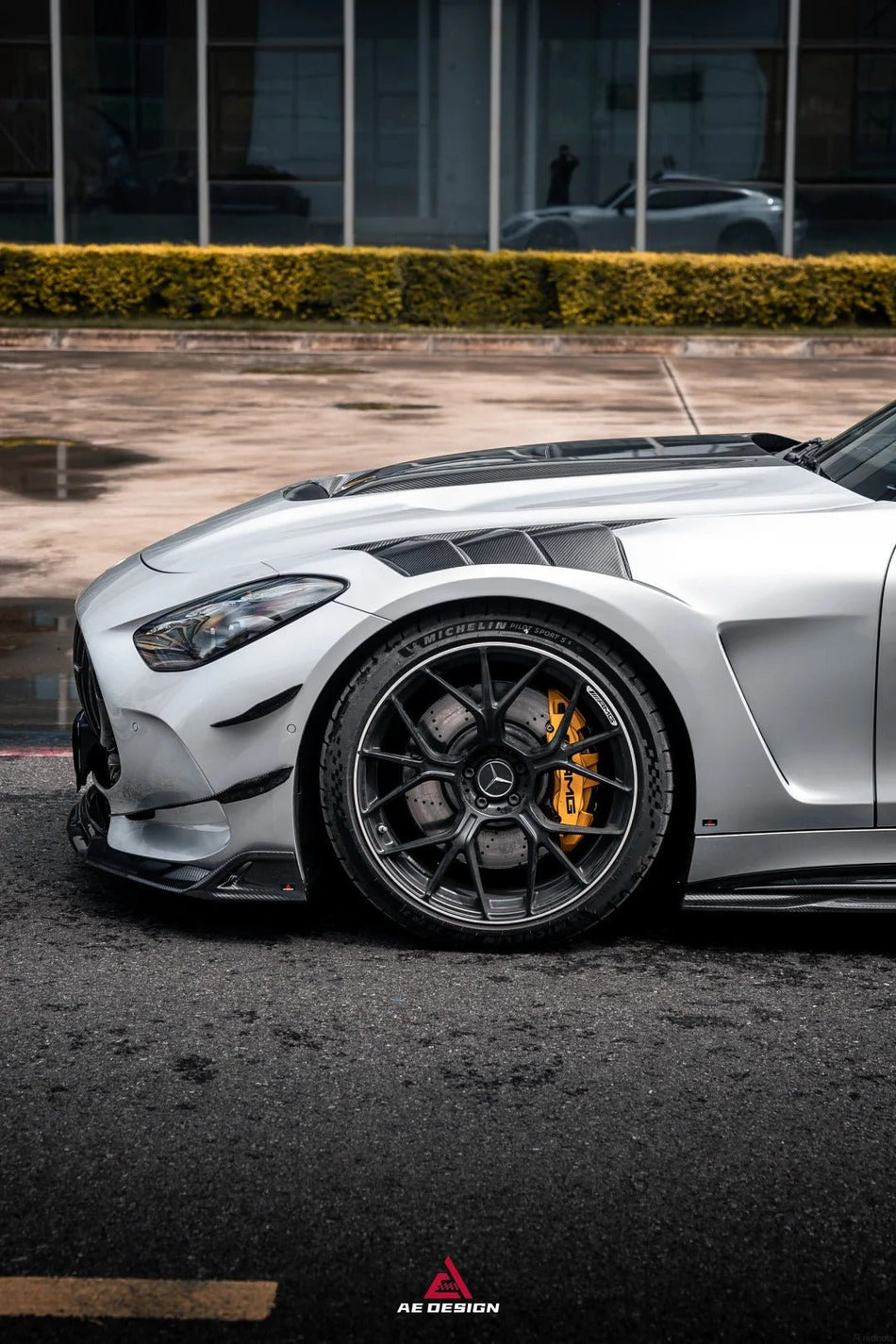 AE DESIGN - MERCEDES BENZ AMG GT63S C192 2025+ CARBON FIBRE FRONT FENDERS WINGS - Aero Carbon UK