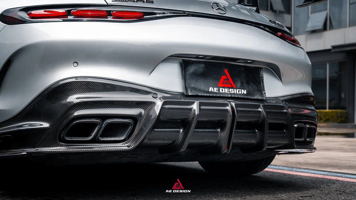 AE DESIGN - MERCEDES BENZ AMG GT63S C192 2025+ CARBON FIBRE REAR DIFFUSER - Aero Carbon UK