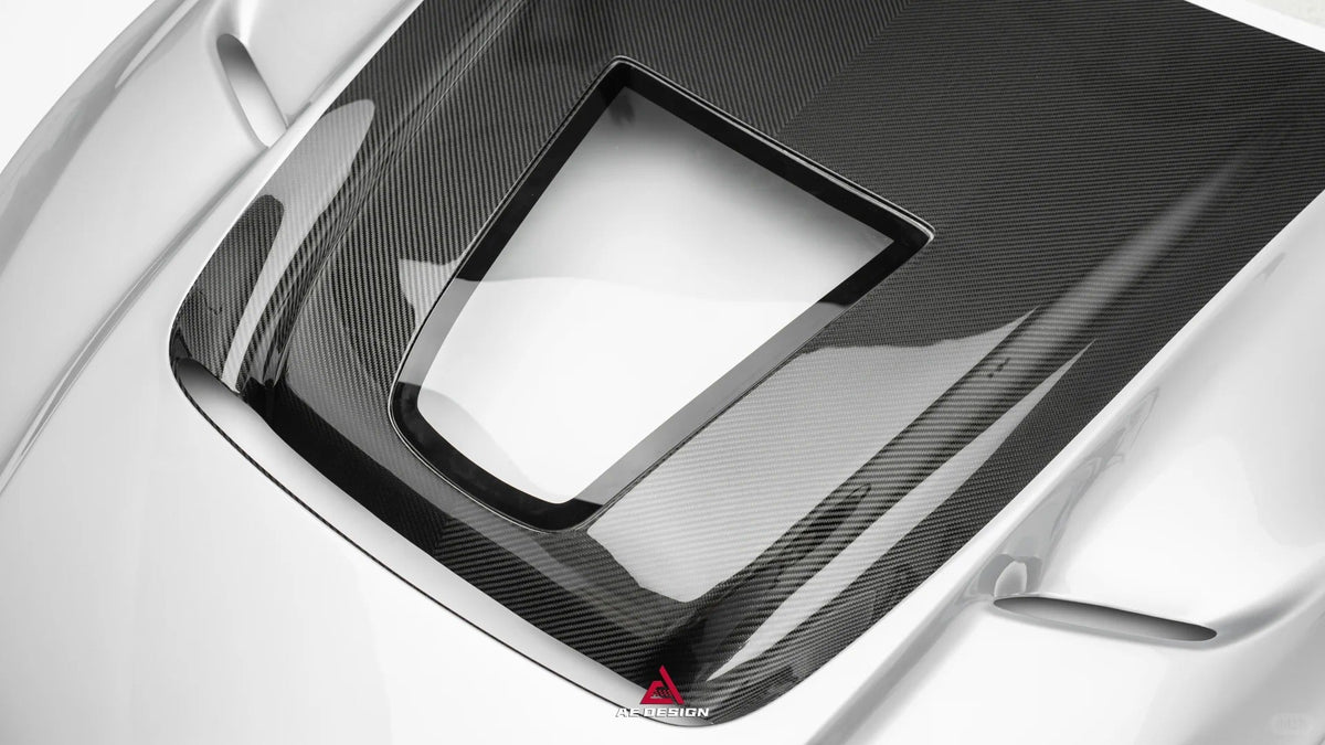 AE DESIGN - MERCEDES BENZ AMG GT63S C192 2025+ CARBON FIBRE VENTED HOOD BONNET - Aero Carbon UK