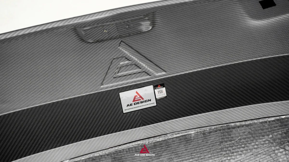 AE DESIGN - MERCEDES BENZ AMG GT63S C192 2025+ CARBON FIBRE VENTED HOOD BONNET - Aero Carbon UK