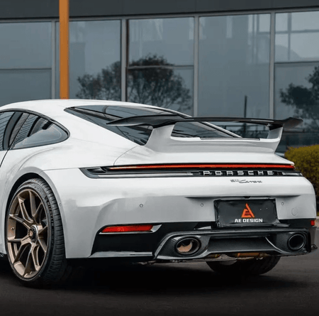 AE DESIGN - PORSCHE 911 992.2 CARRERA BASE/S/T/4S/ TARGA 4S CARBON FIBER REAR DIFFUSER - Aero Carbon UK