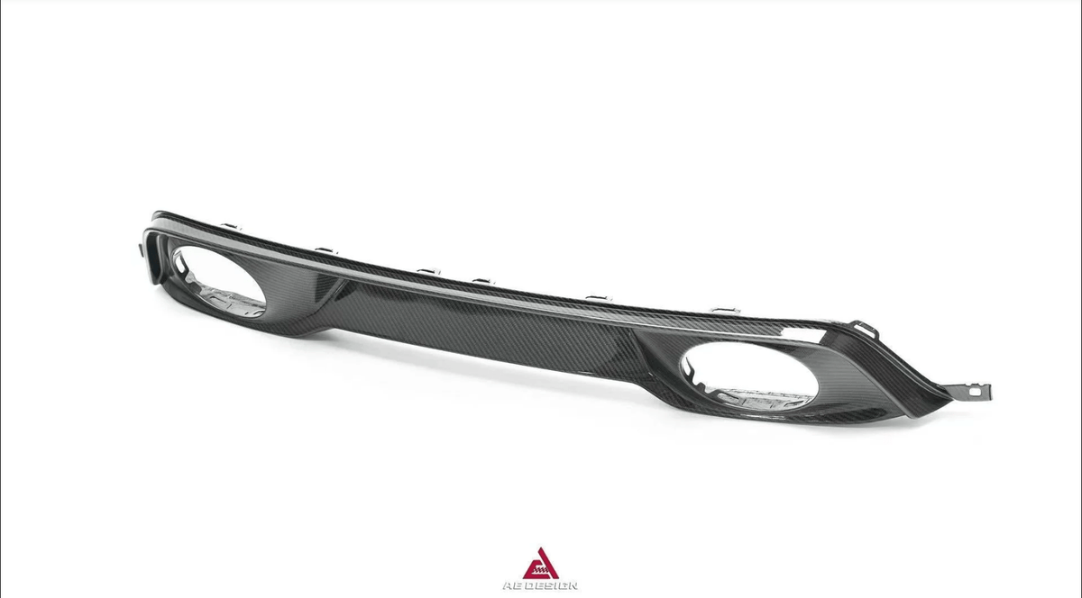AE DESIGN - PORSCHE 911 992.2 CARRERA BASE/S/T/4S/ TARGA 4S CARBON FIBER REAR DIFFUSER - Aero Carbon UK