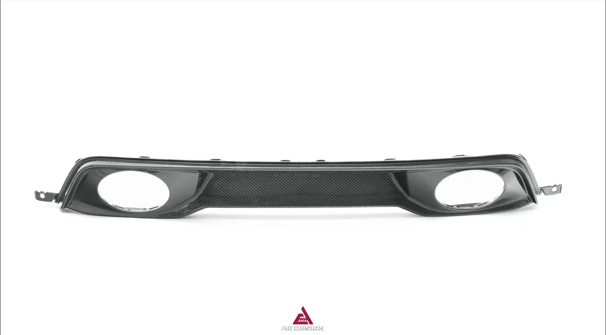 AE DESIGN - PORSCHE 911 992.2 CARRERA BASE/S/T/4S/ TARGA 4S CARBON FIBER REAR DIFFUSER - Aero Carbon UK