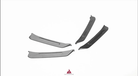 AE DESIGN - PORSCHE 911 992.2 CARRERA BASE/S/T/4S/GTS/ TARGA 4S/ TARGA 4 GTS CARBON FIBER FRONT INTAKE VENTS - Aero Carbon UK