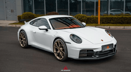 AE DESIGN - PORSCHE 911 992.2 CARRERA BASE/S/T/4S/GTS/ TARGA 4S/ TARGA 4 GTS CARBON FIBER FRONT LIP - Aero Carbon UK
