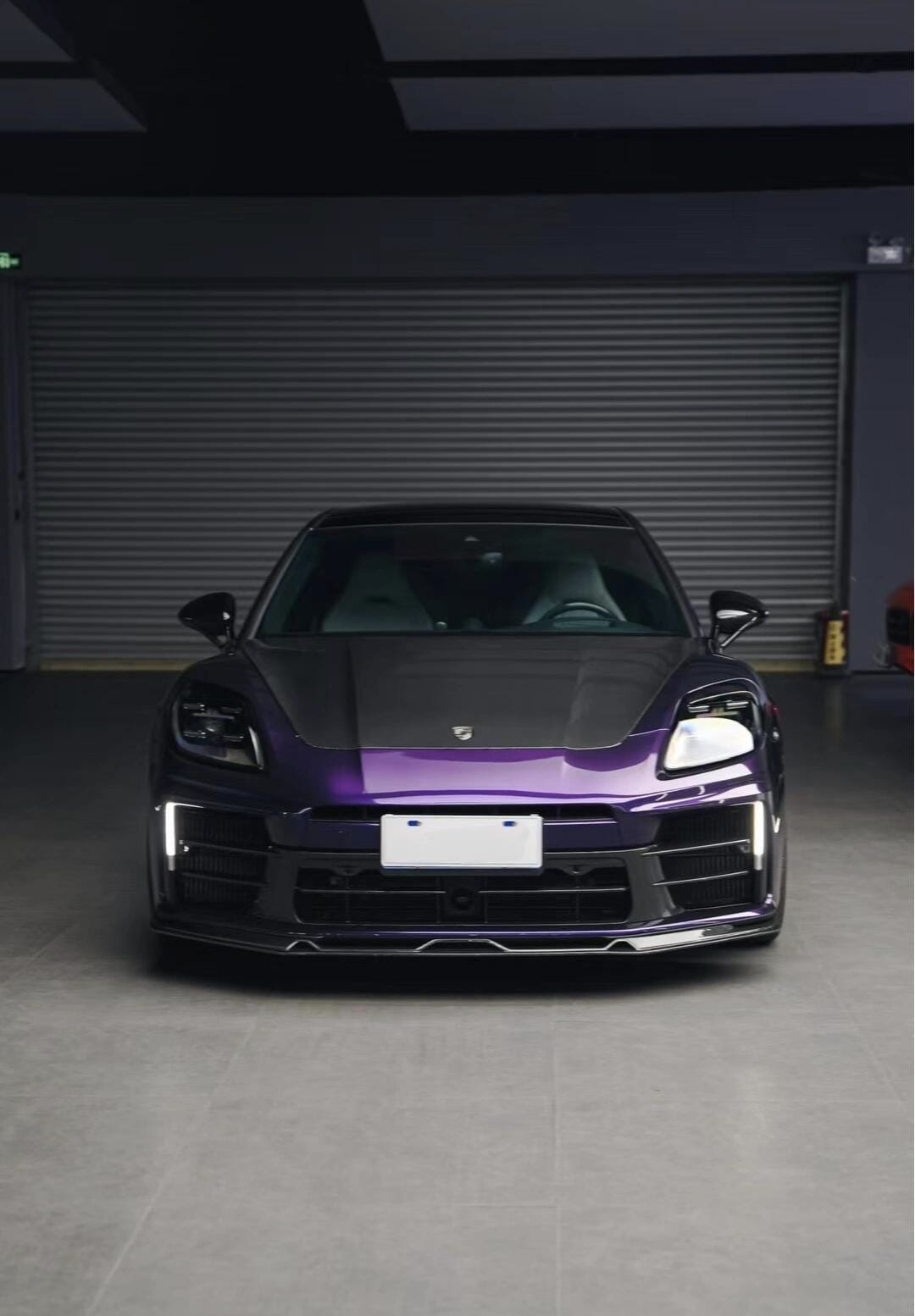 AE DESIGN - PORSCHE PANAMERA 976 2024+ DRY CARBON FIBRE BONNET / HOOD - Aero Carbon UK