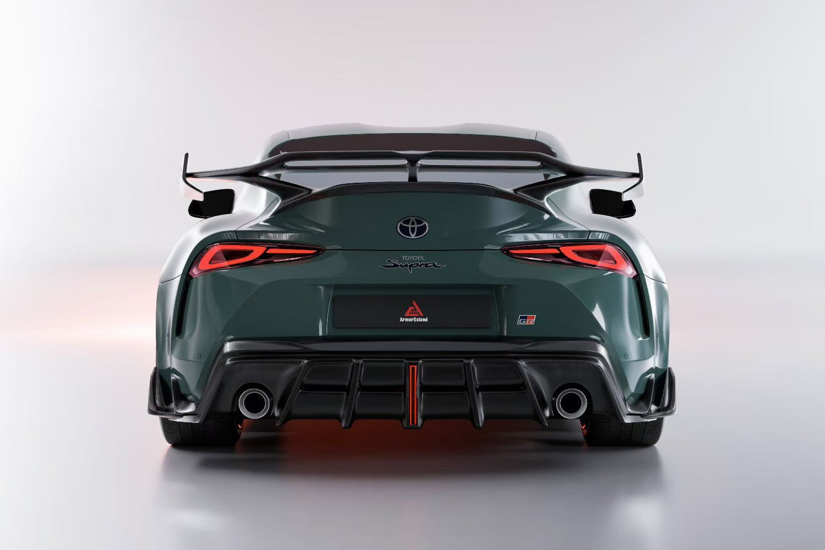AE DESIGN - TOYOTA SUPRA A90 MK5 DRY CARBON FIBER REAR WING SPOILER - Aero Carbon UK
