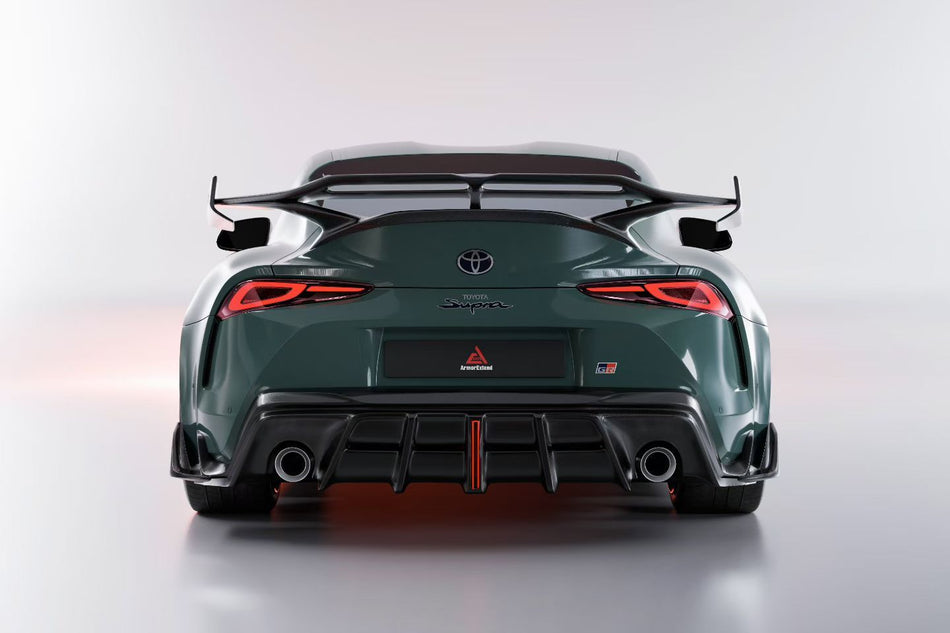 AE DESIGN - TOYOTA SUPRA A90 MK5 DRY CARBON FIBER REAR WING SPOILER - Aero Carbon UK