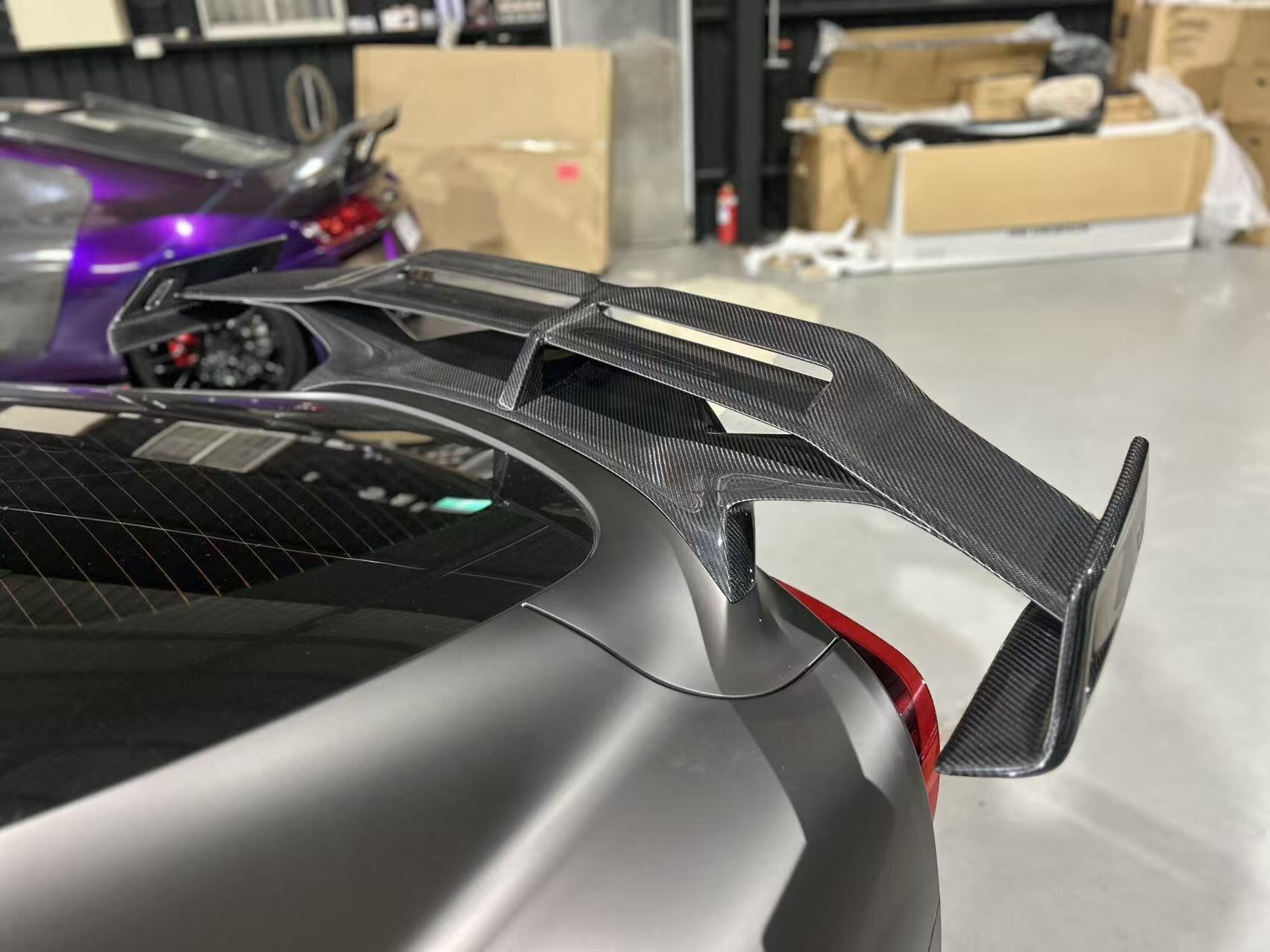 AE DESIGN - TOYOTA SUPRA A90 MK5 DRY CARBON FIBER REAR WING SPOILER - Aero Carbon UK