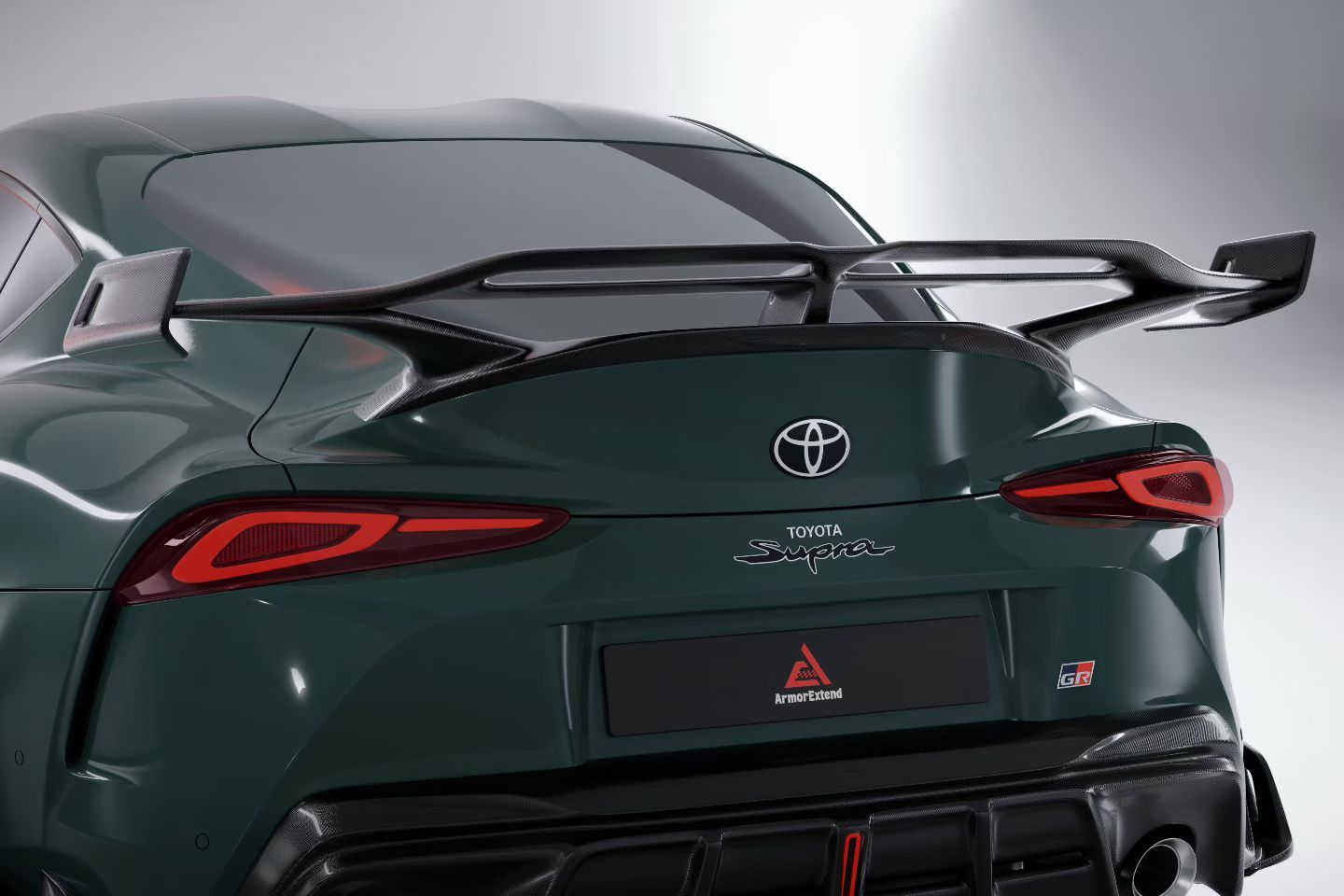 AE DESIGN - TOYOTA SUPRA A90 MK5 DRY CARBON FIBER REAR WING SPOILER - Aero Carbon UK