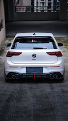 AE DESIGN - VOLKSWAGEN GOLF MK8 ABS PLASTIC REAR DIFFUSER - Aero Carbon UK