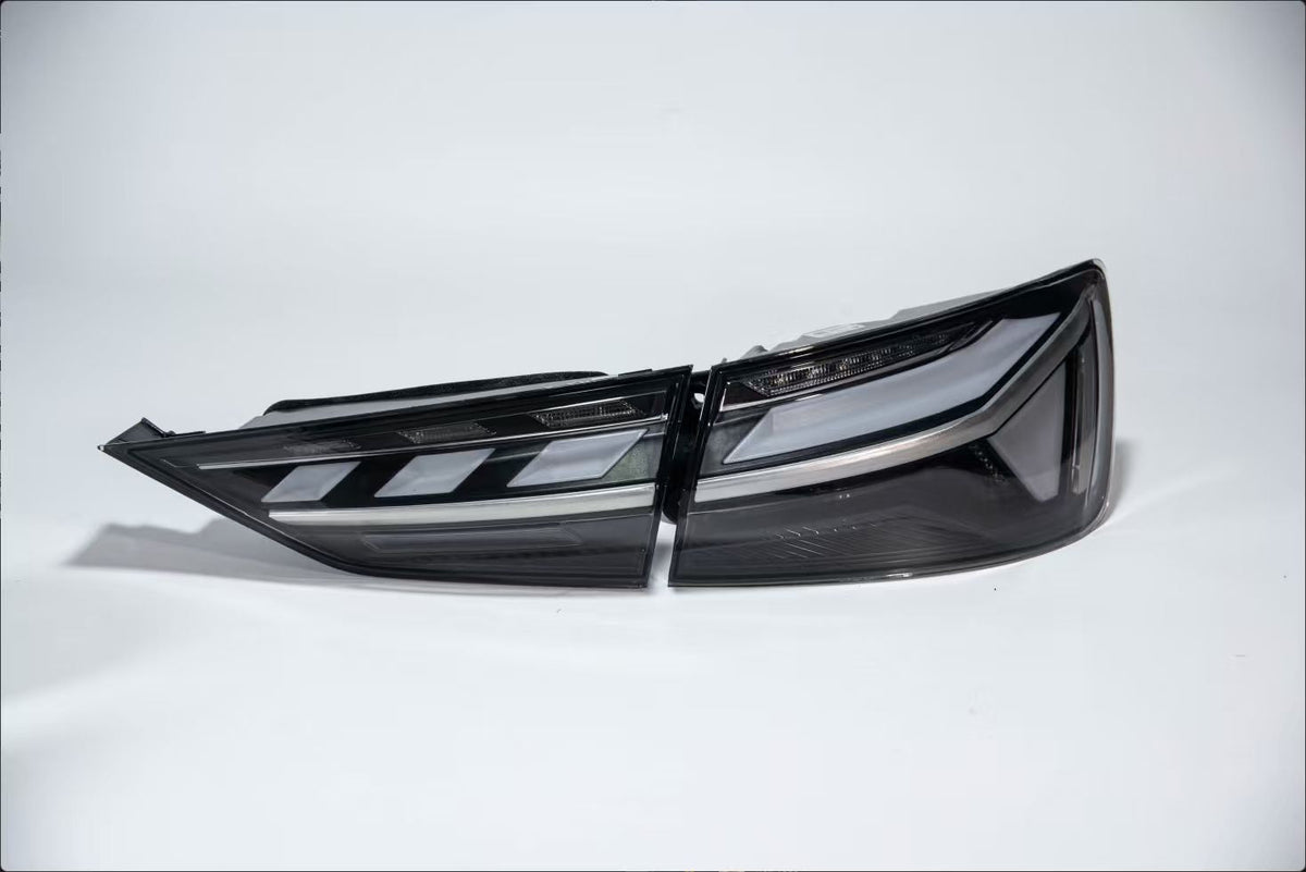 AERO CARBON - AUDI A3 S3 RS3 8V SEDAN SEQUENTIAL CLEAR TAIL LIGHTS RS5 STYLE - Aero Carbon UK