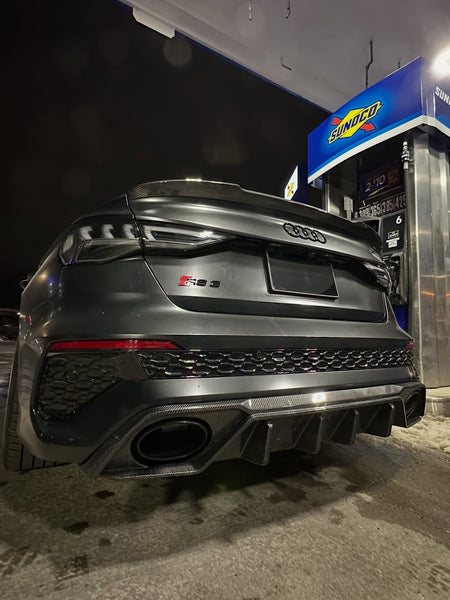 AERO CARBON - AUDI A3 S3 RS3 8Y SEDAN CLEAR TAIL LIGHTS - Aero Carbon UK