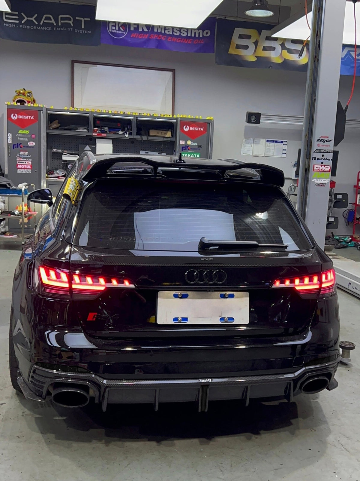 AERO CARBON - AUDI A4 S4 RS4 AVANT B9.5 CLEAR TAIL LIGHTS - Aero Carbon UK