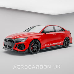 AERO CARBON - AUDI RS3 8Y DRY CARBON FIBRE SIDE SKIRTS - Aero Carbon UK