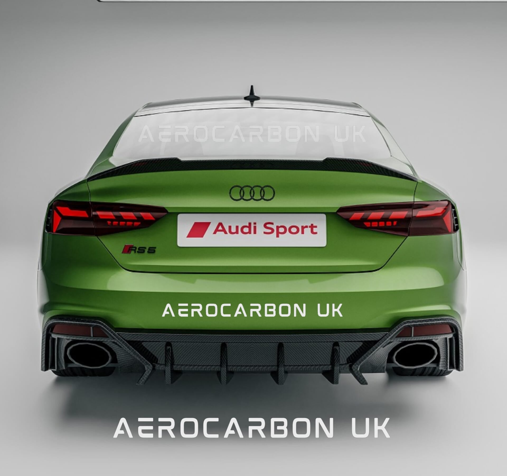 AERO CARBON - AUDI RS5 B9.5 DRY CARBON FIBRE REAR DIFFUSER - Aero Carbon UK