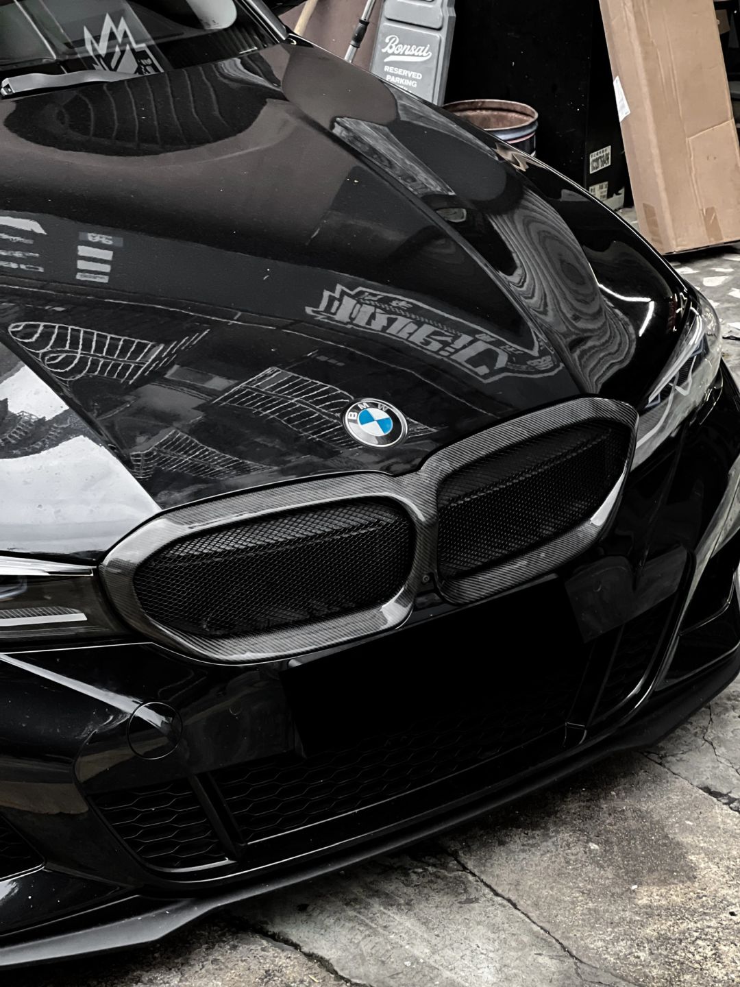 AERO CARBON - BMW 3 SERIES G20 CARBON FIBRE / MESH GRILL - Aero Carbon UK