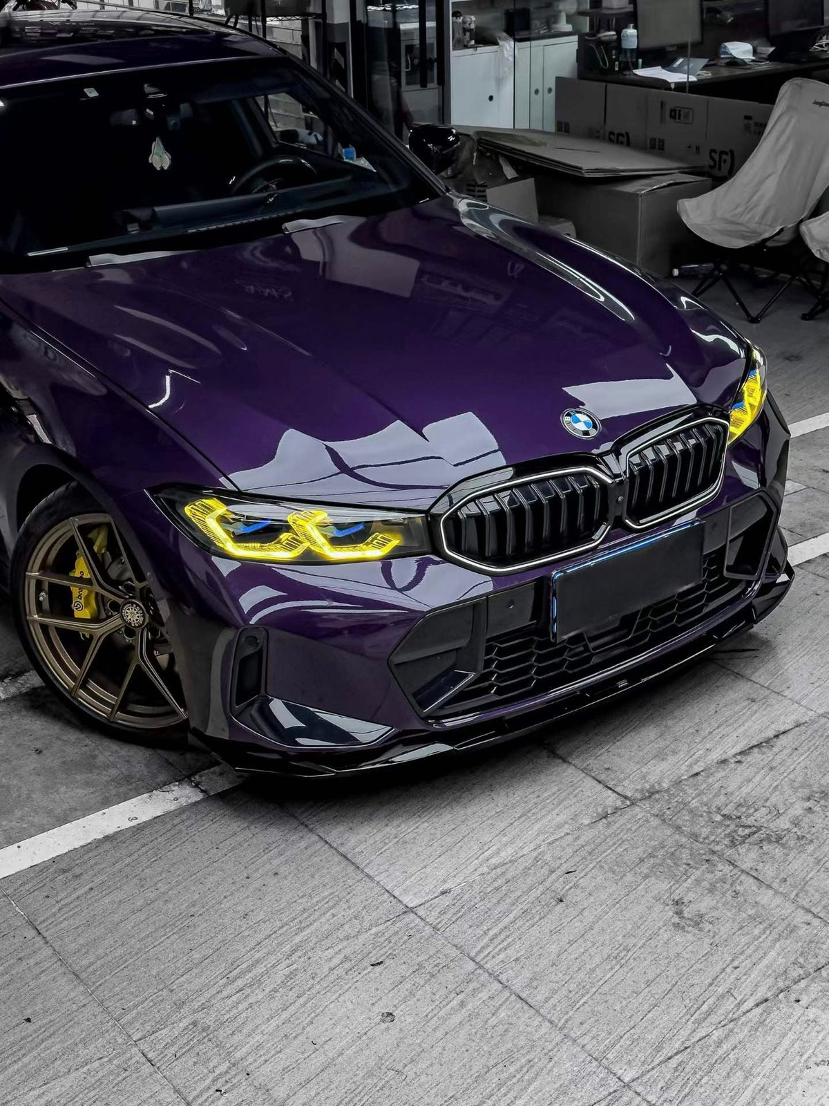 AERO CARBON - BMW 3 SERIES G20 G21 LCI LED HEADLIGHTS M3 STYLE - Aero Carbon UK