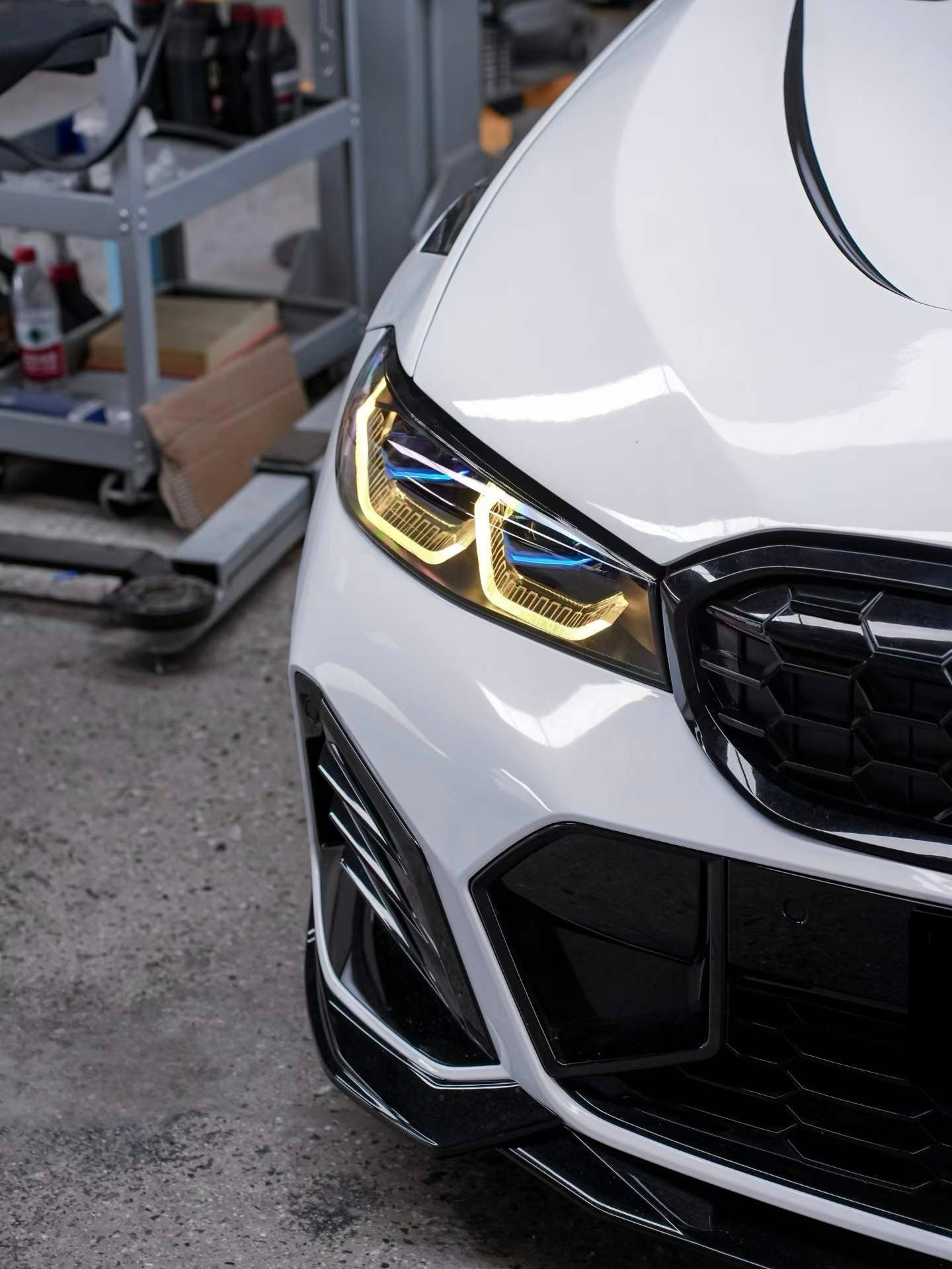 AERO CARBON - BMW 3 SERIES G20 G21 LCI LED HEADLIGHTS M3 STYLE - Aero Carbon UK