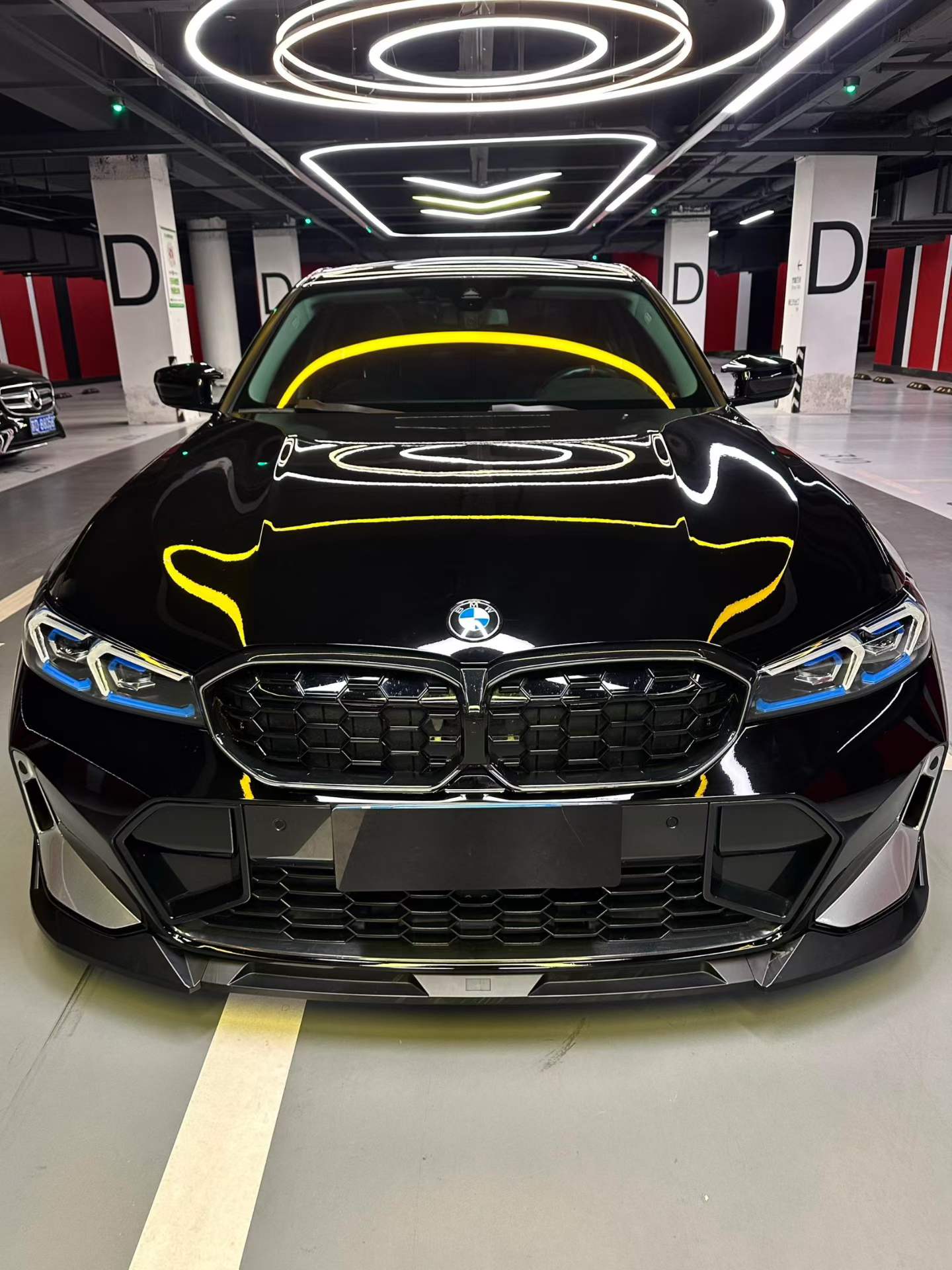 AERO CARBON - BMW 3 SERIES G20 LCI ABS PLASTIC FRONT LIP XG STYLE - Aero Carbon UK