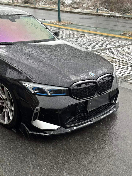 AERO CARBON - BMW 3 SERIES G20 LCI ABS PLASTIC FRONT LIP XG STYLE - Aero Carbon UK
