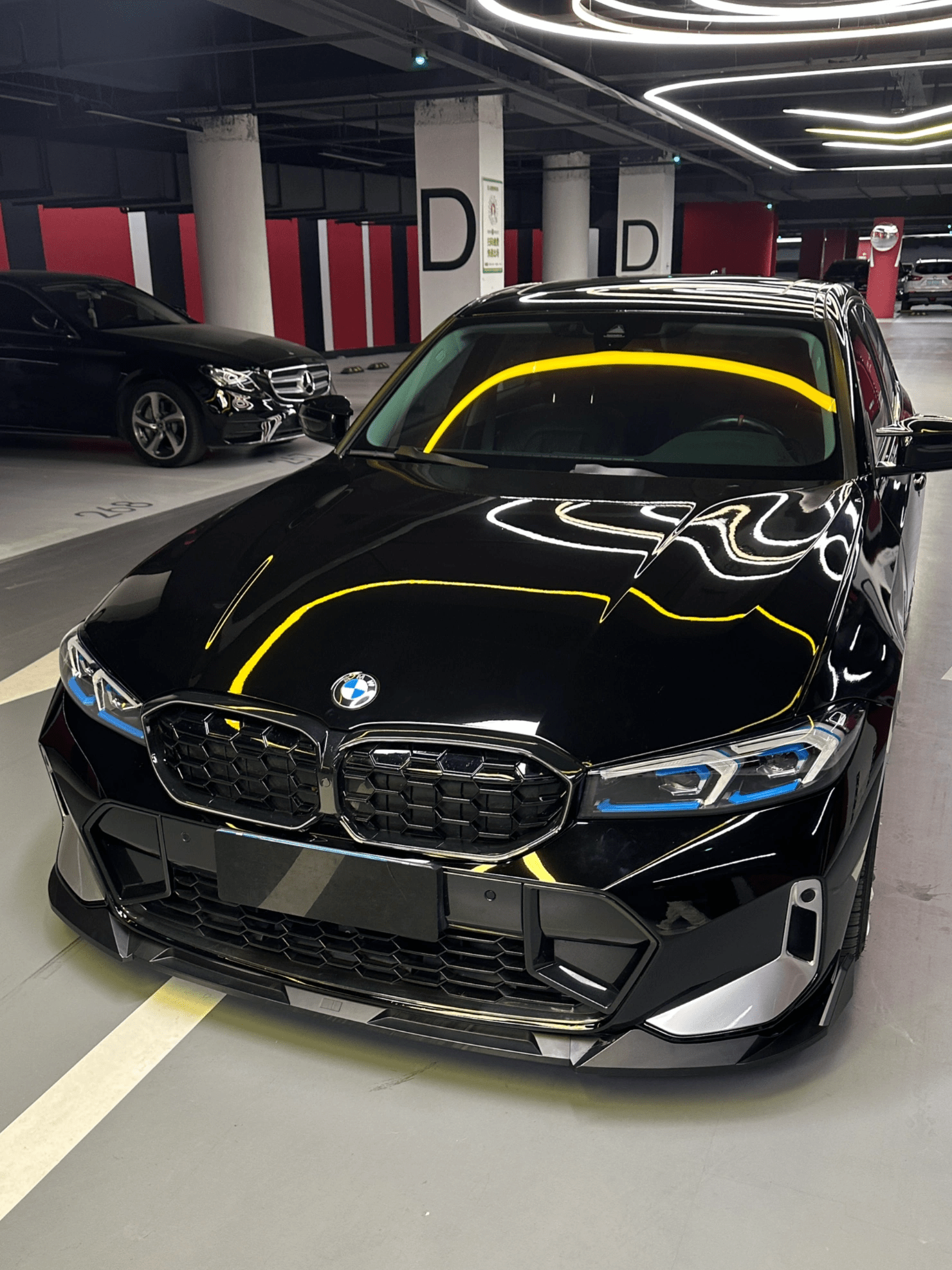 AERO CARBON - BMW 3 SERIES G20 LCI ABS PLASTIC FRONT LIP XG STYLE - Aero Carbon UK
