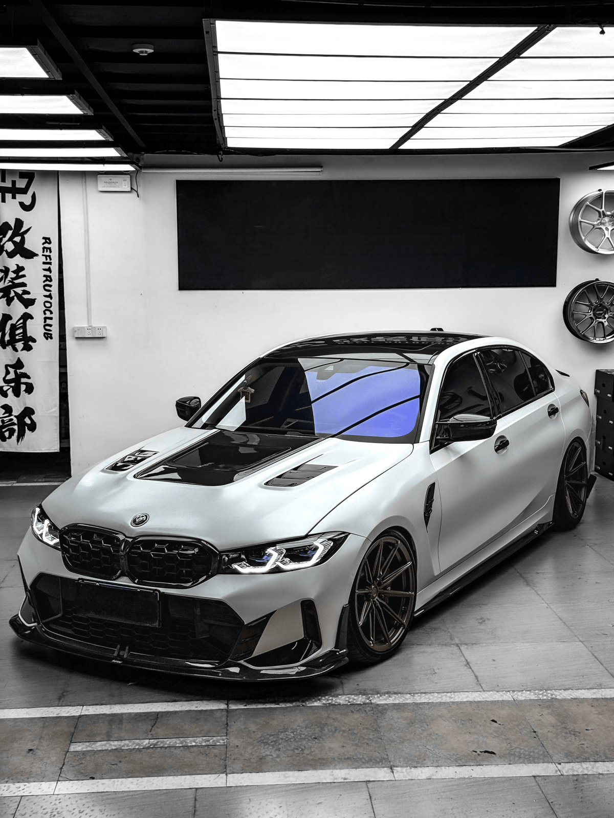 AERO CARBON - BMW 3 SERIES G20 LCI LED HEADLIGHTS G8X M3 M4 STYLE - Aero Carbon UK