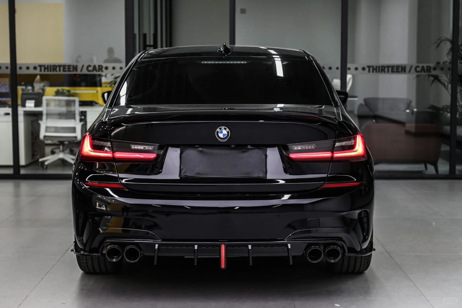 Led Rear Diffuser Lamp VTEN - BMW 3 SERIES G20 PRE-LCI GLOSS BLACK SLIM LED REAR DIFFUSER ...