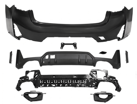 AERO CARBON - BMW 3 SERIES G20 PRE - LCI TO LCI M SPORT CONVERSION REAR BUMPER - Aero Carbon UK
