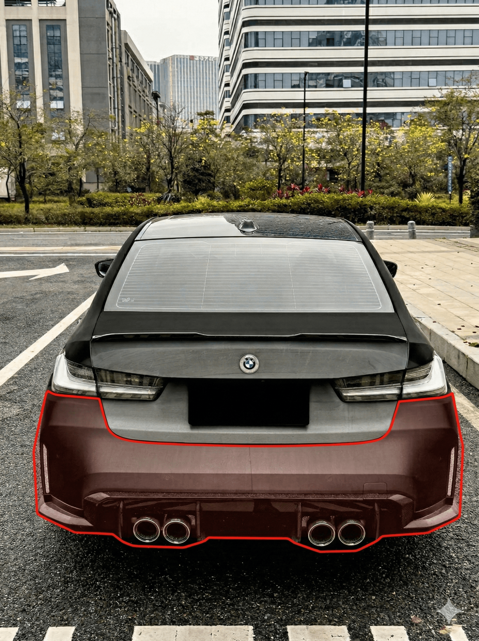 AERO CARBON - BMW 3 SERIES G20 REAR BUMPER CONVERSION M3 STYLE - Aero Carbon UK