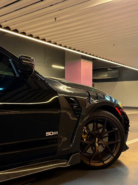 AERO CARBON - BMW 4 SERIES G22 CARBON FIBRE FRONT FENDER / SIDE WINGS - Aero Carbon UK