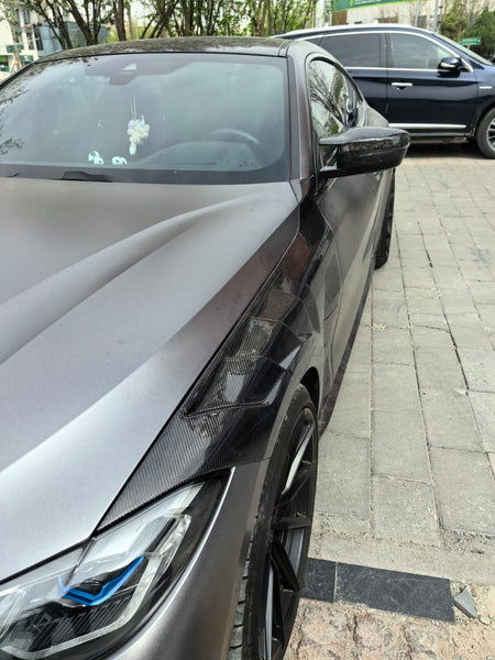 AERO CARBON - BMW 4 SERIES G22 CARBON FIBRE FRONT FENDER / SIDE WINGS - Aero Carbon UK